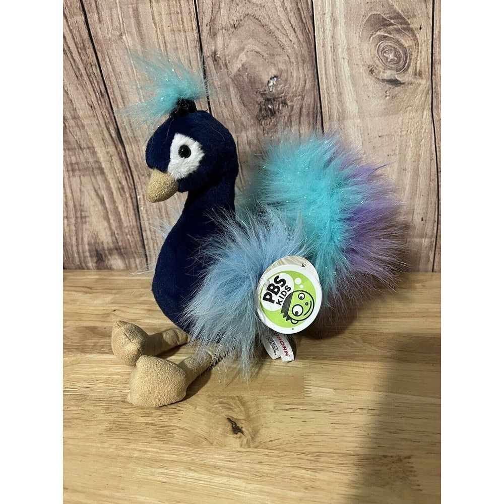 NEW Purely Luxe Boutique Mora Peacock Soft Plush Stuffed Animal Aurora World